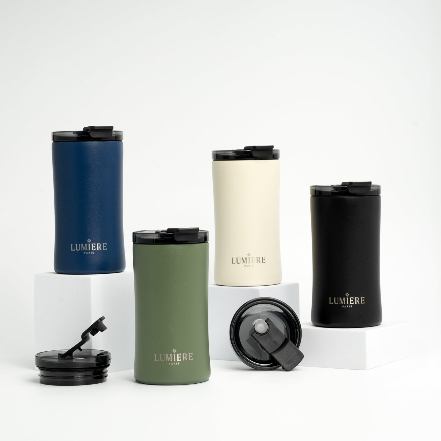 12oz | Lumiere Lavish Travel Mug | Diamond Black